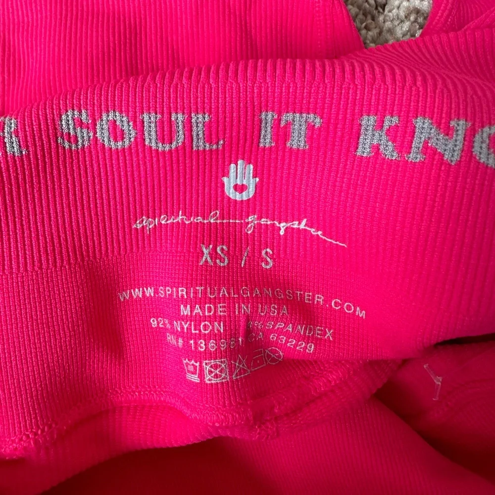 Spiritual Gangster Self Love Leggings in Cherry XS/S